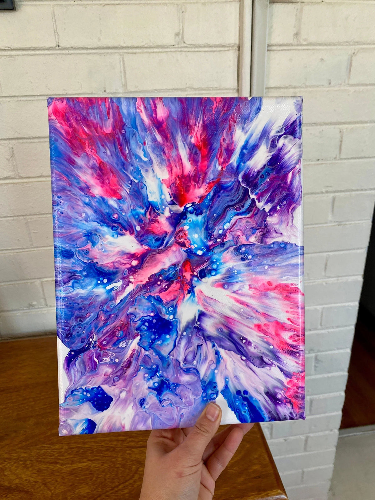 Bisexual Pride Pour Painting - "You are Loved