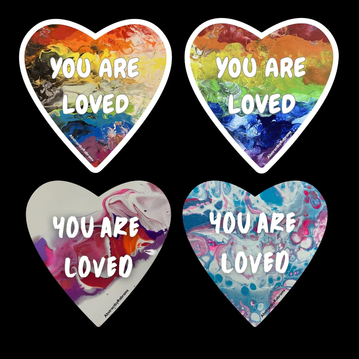 You Are Loved Sticker - 2" and 3" LGBTQ+ Vinyl and Polypropylene