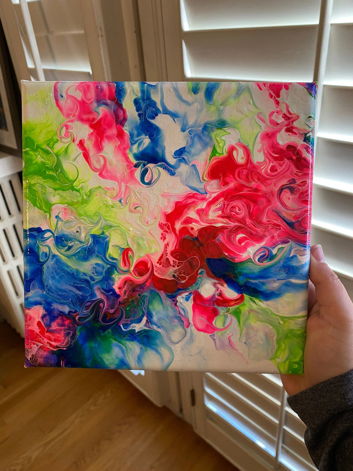 Polysexual Pride Pour Painting - "You are Loved
