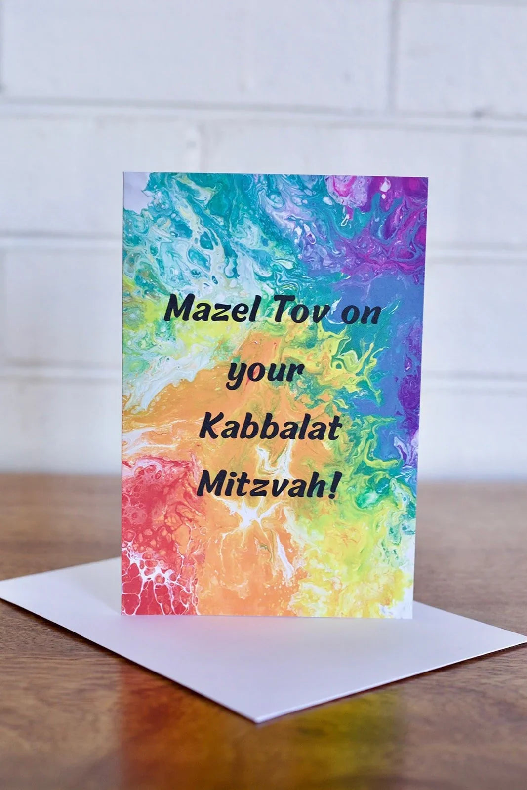 Mazel Tov on your Kabbalat Mitzvah Greeting Card