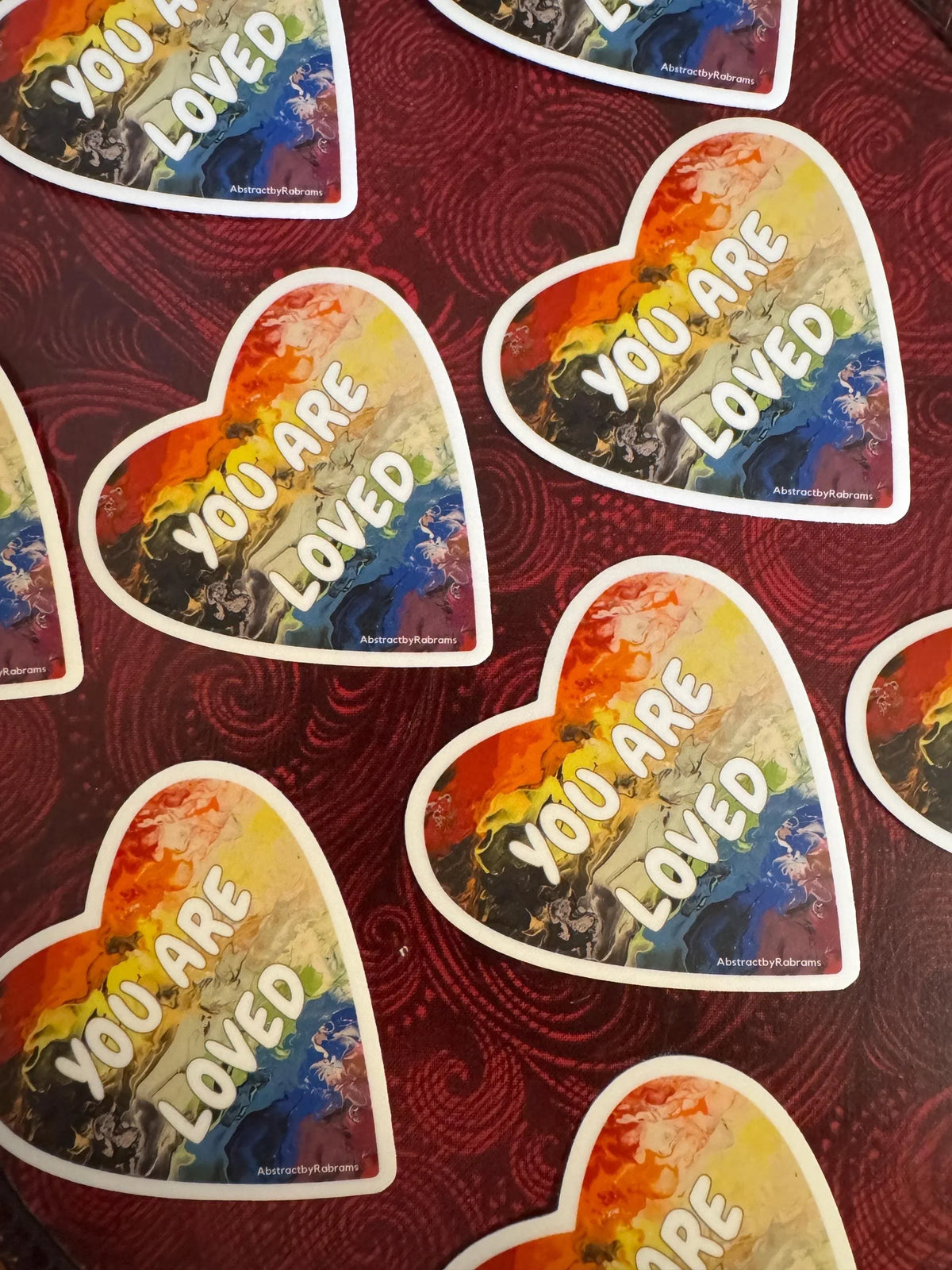 You Are Loved Sticker - 2" and 3" LGBTQ+ Vinyl and Polypropylene