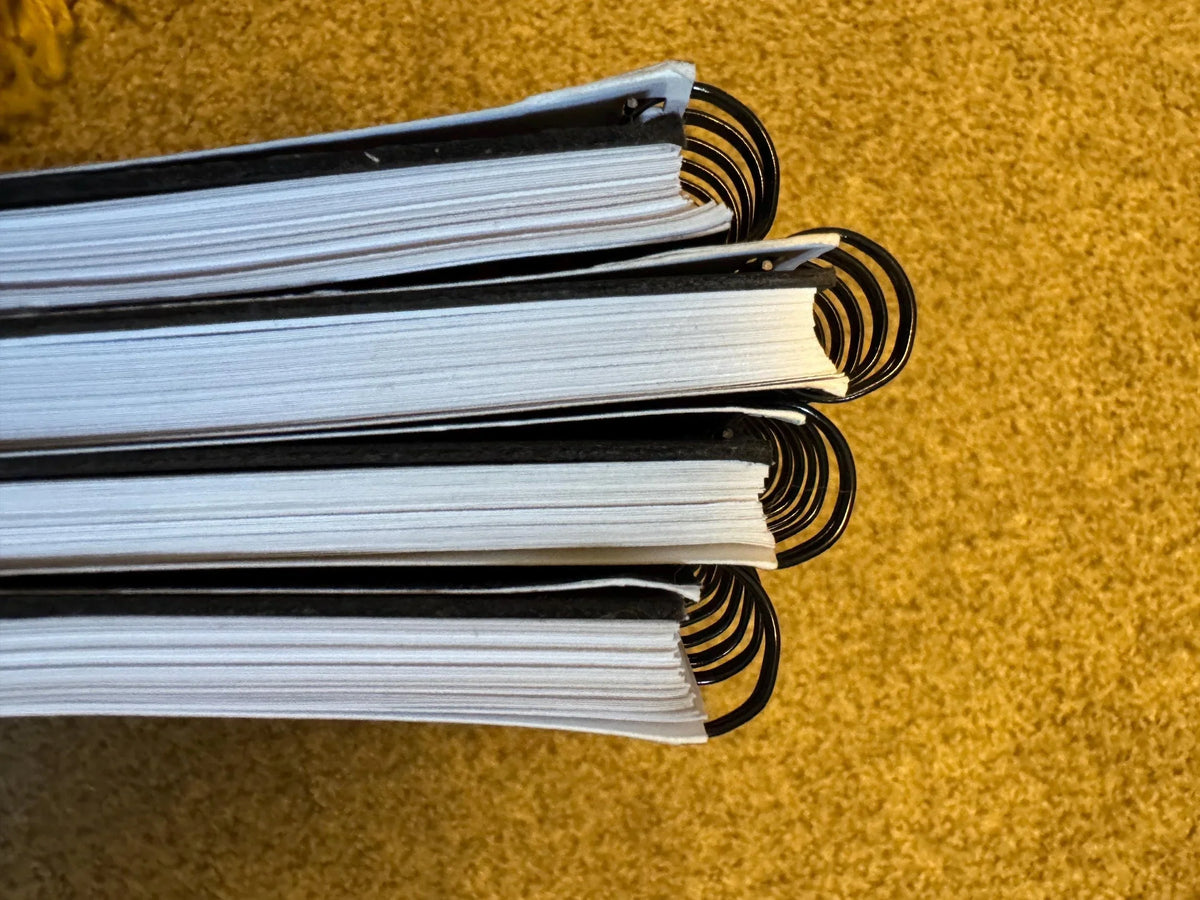 B-Grade Softcover Spiral Journal Notebook - Sensory Friendly - 7 inch x 9 inch