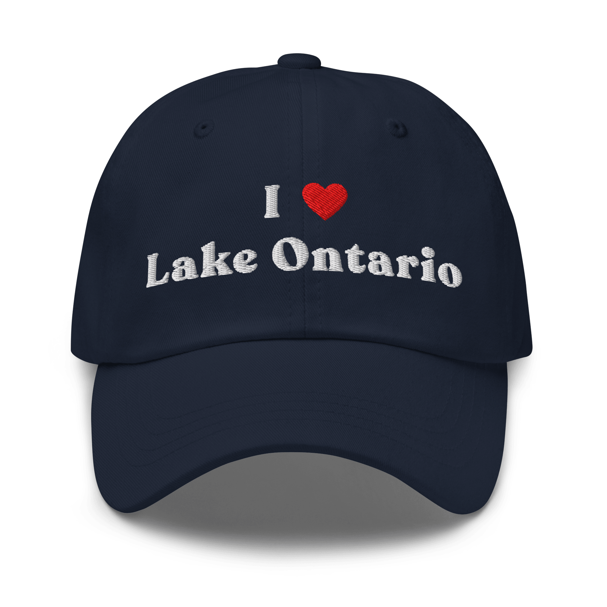 I Love Lake Ontario Dad Hat - Heartland Stitch