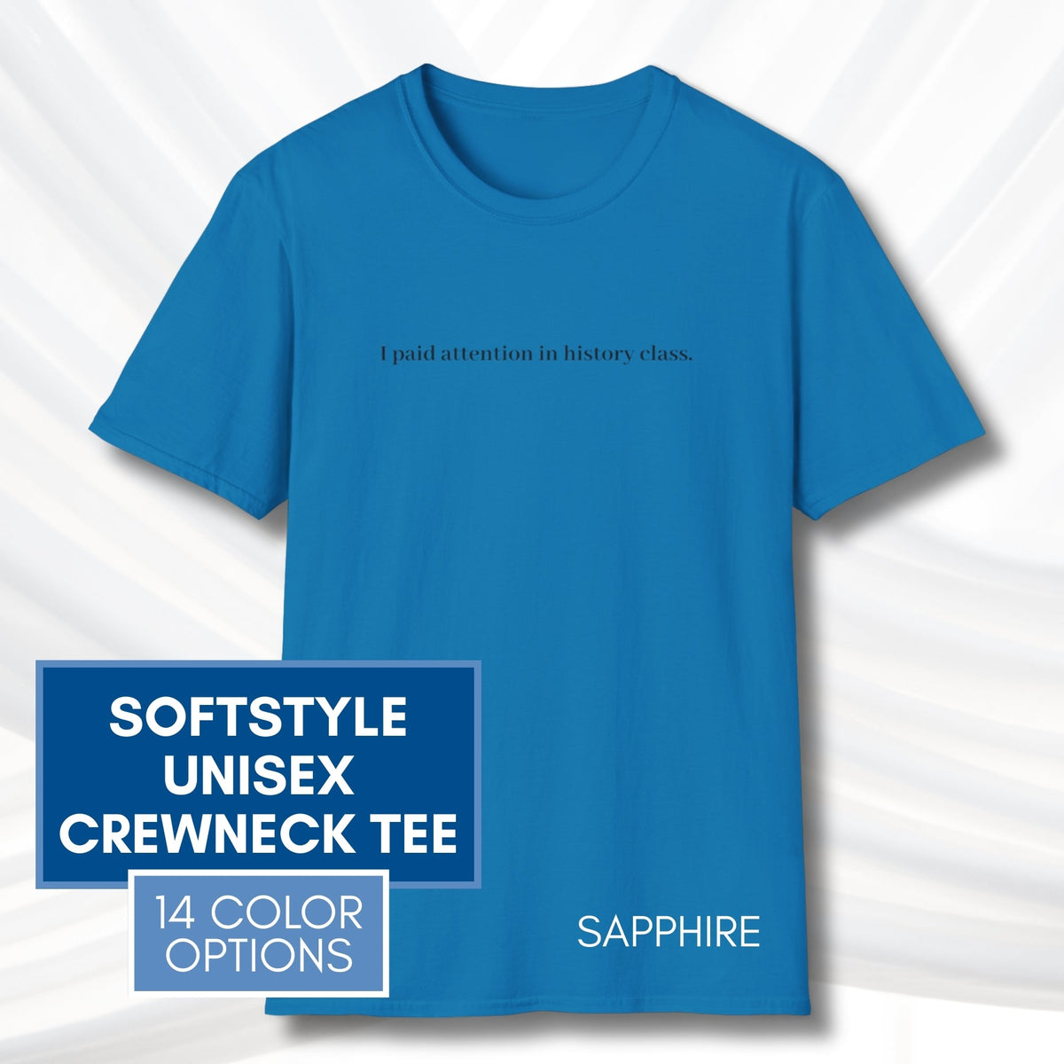 i-paid-attention-in-history-class-unisex-t-shirt-activist-tee-political-activism-top-apparel-sapphire