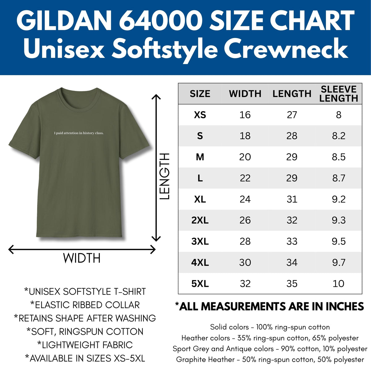 i-paid-attention-in-history-class-unisex-t-shirt-activist-tee-political-activism-top-apparel-size-chart