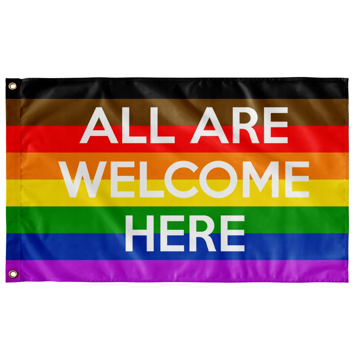 All Are Welcome Here Flag - Resistance Nation