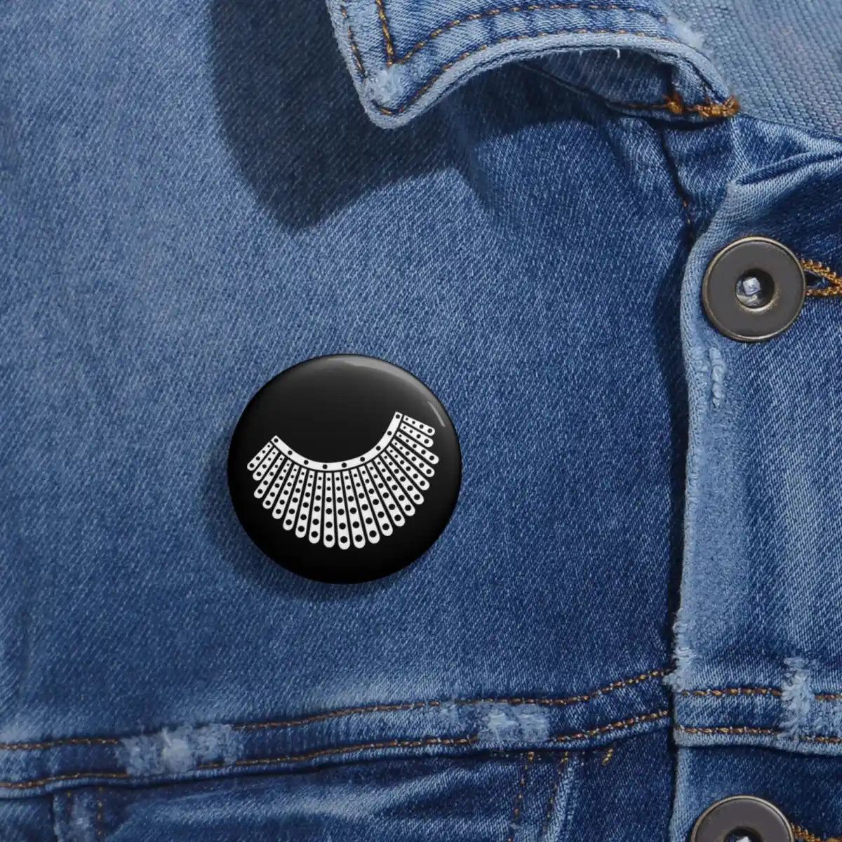 RBG Dissent Pin Back Button - Resistance Nation
