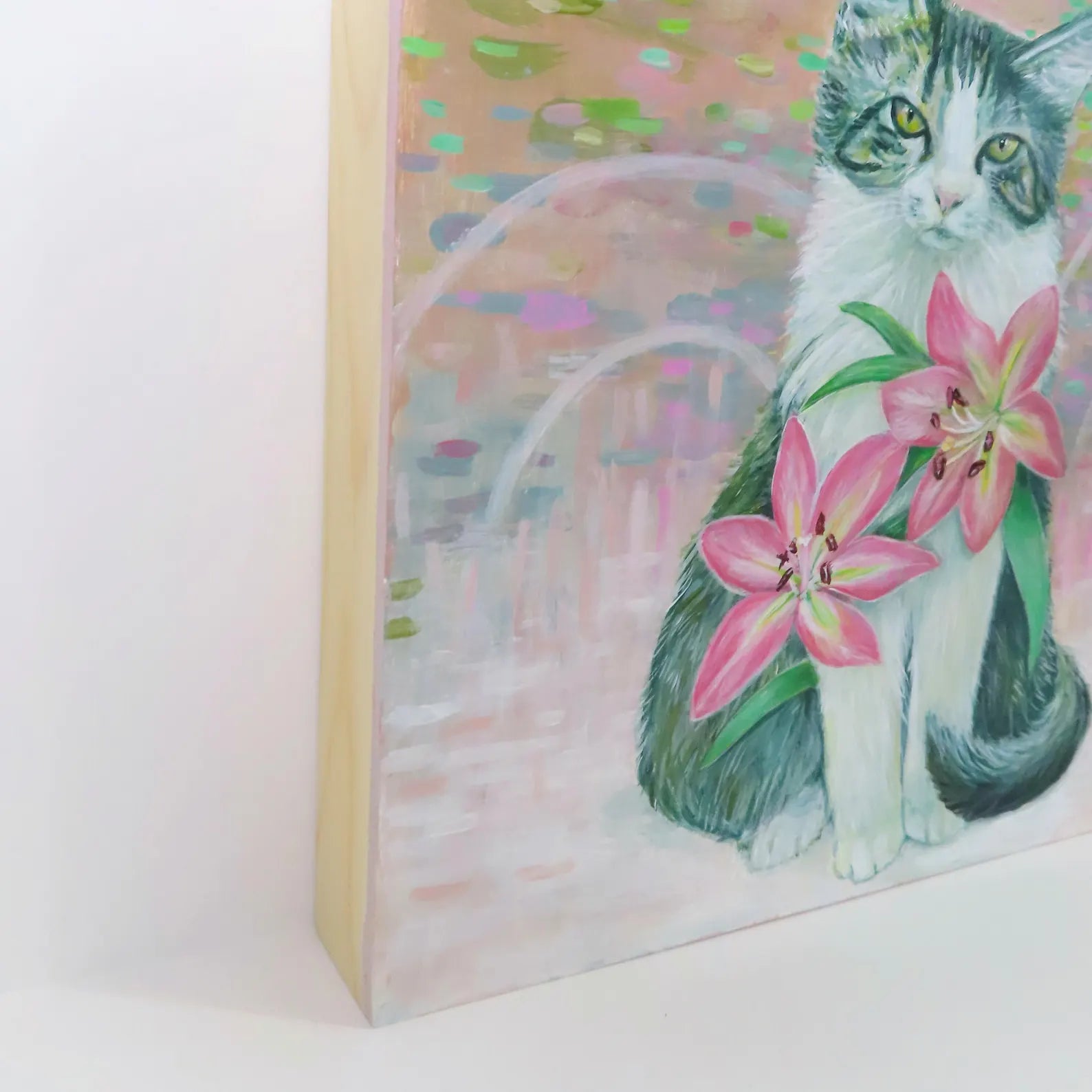 Stardust and Lilies - Original painting