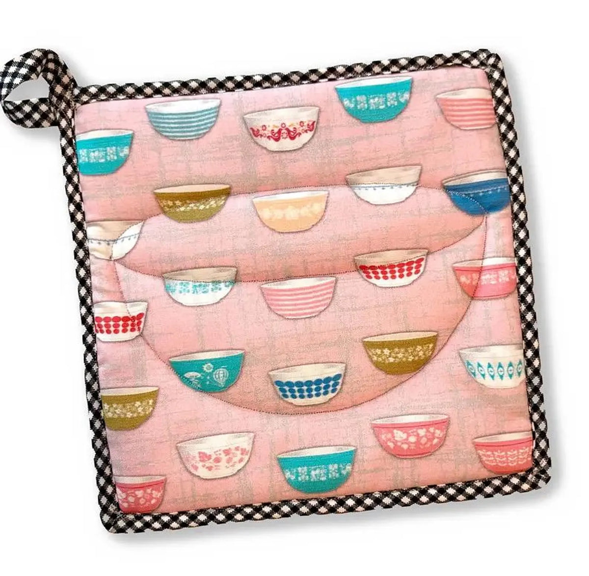 The Art of the Potholder, Deluxe Pyrex Vintage Bowls Collection, Kitchen-Themed gift