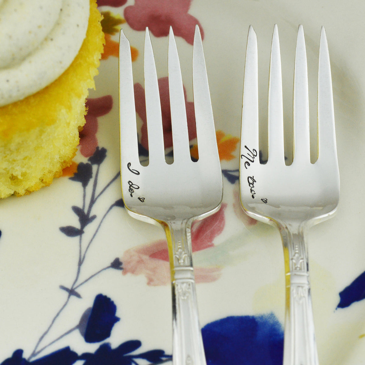 I Do Me Too Hand Stamped Forks