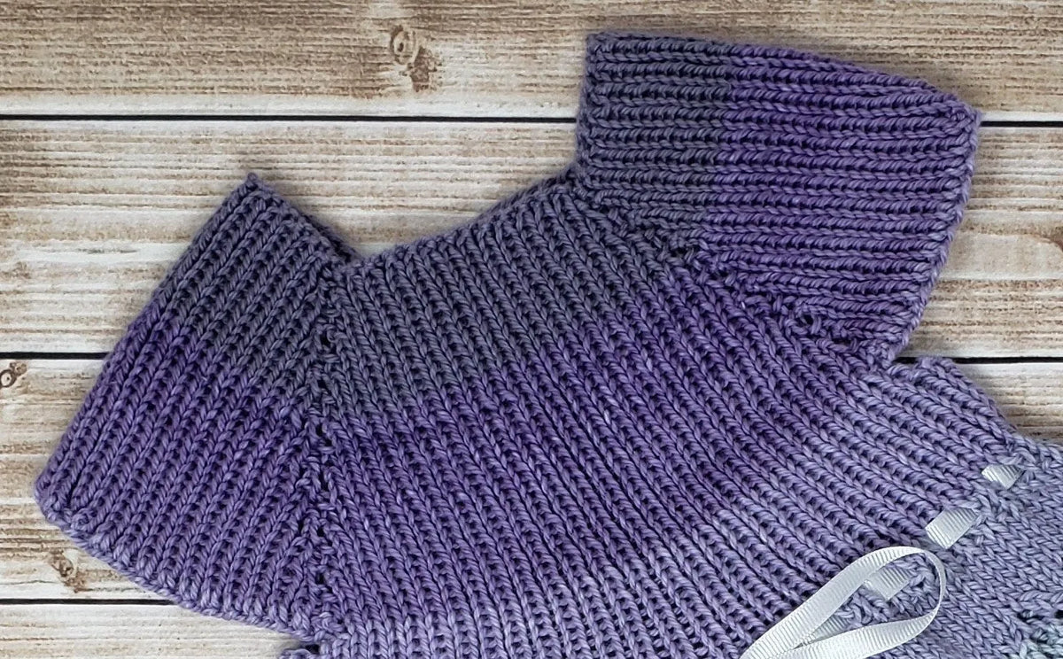 Hand Knit Baby Toddler Dress - First Birthday Outfit - 9 Months And Up
