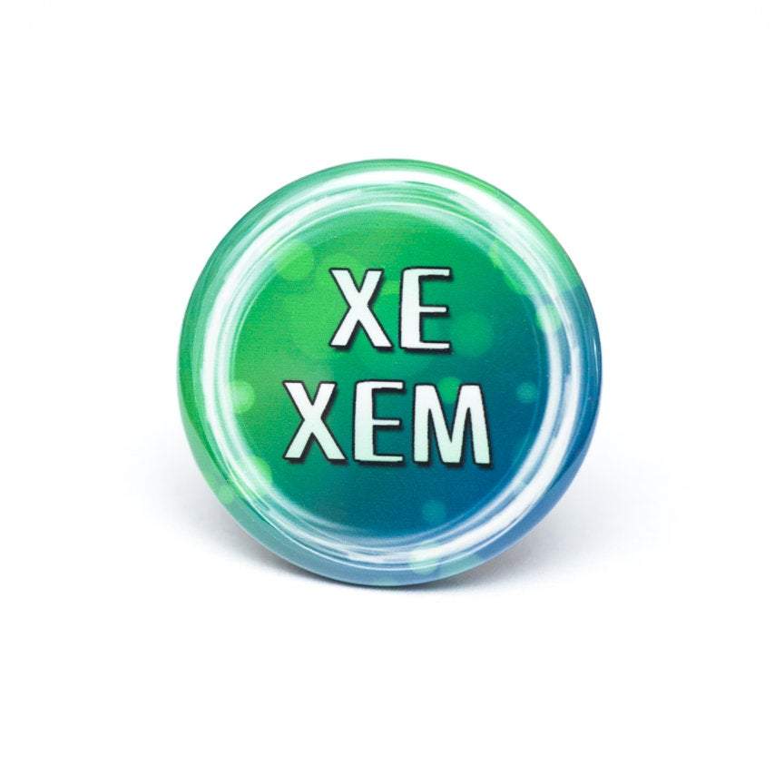 lgbtq xe xem pronoun buttons