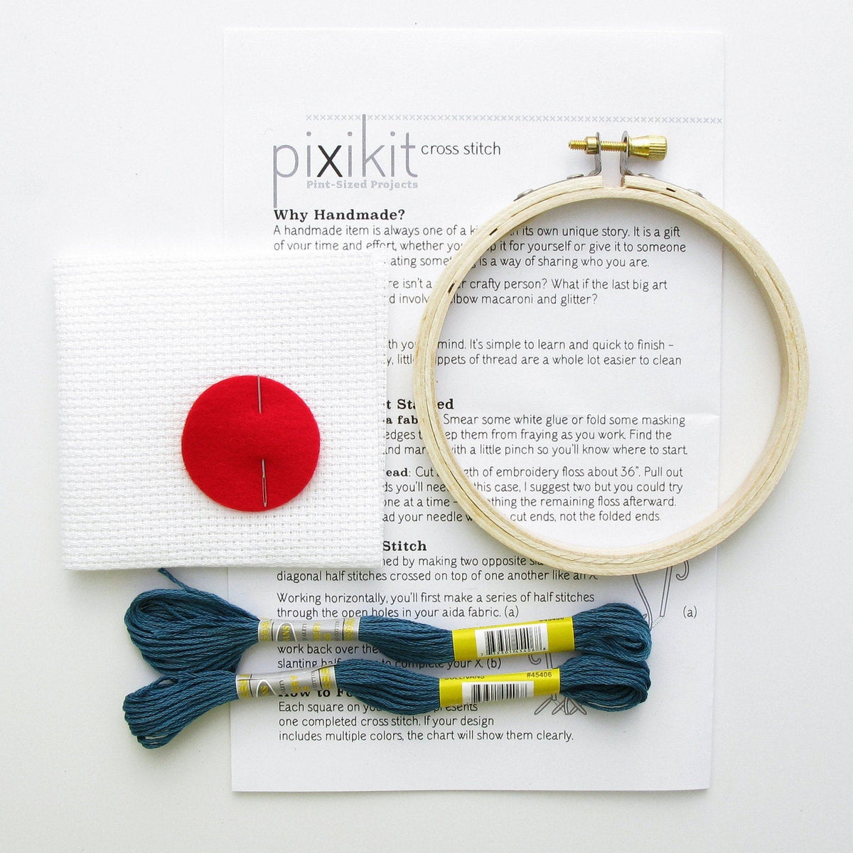 DOG mini cross stitch kit