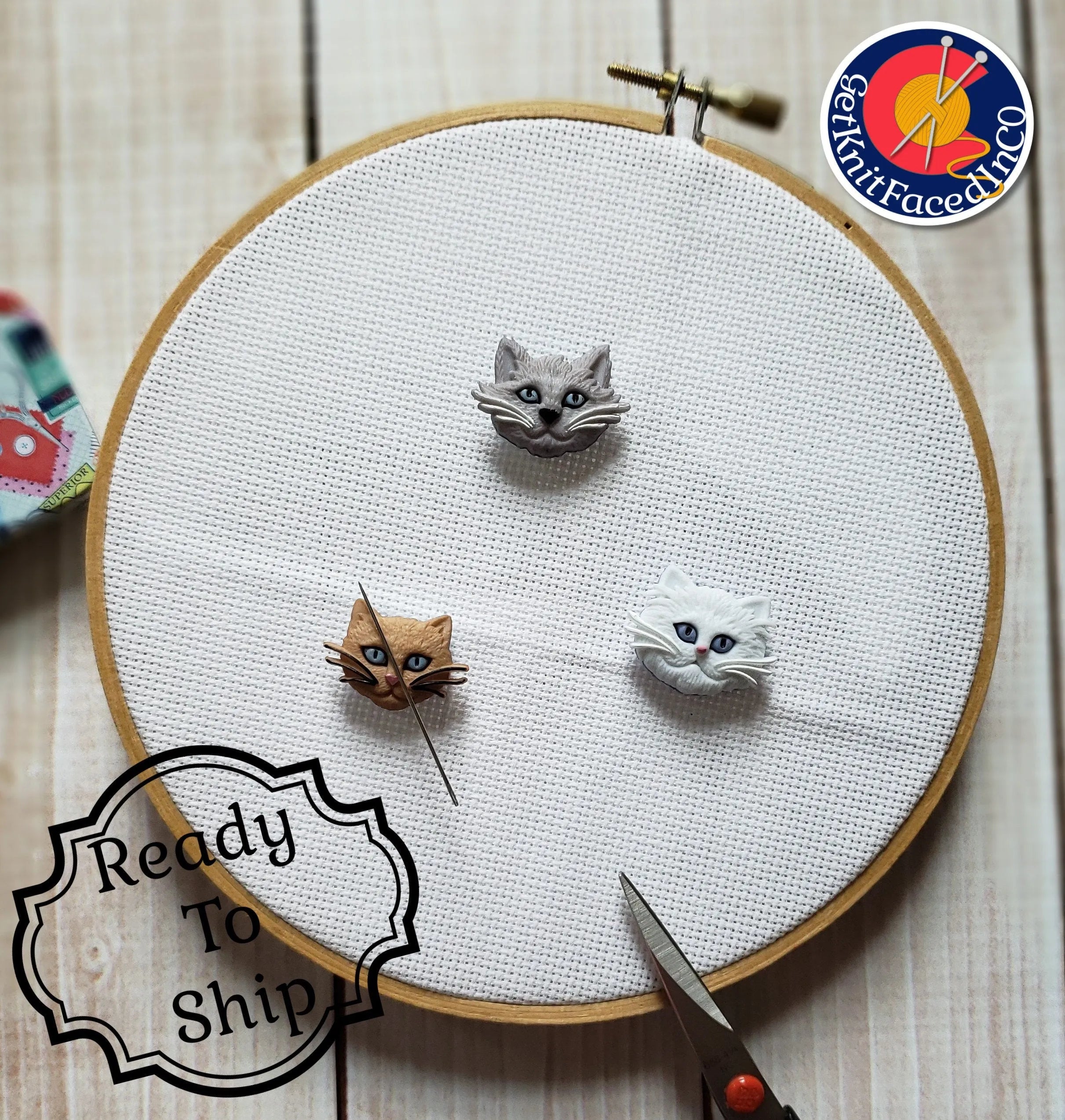 Cute Cat Needle Minder