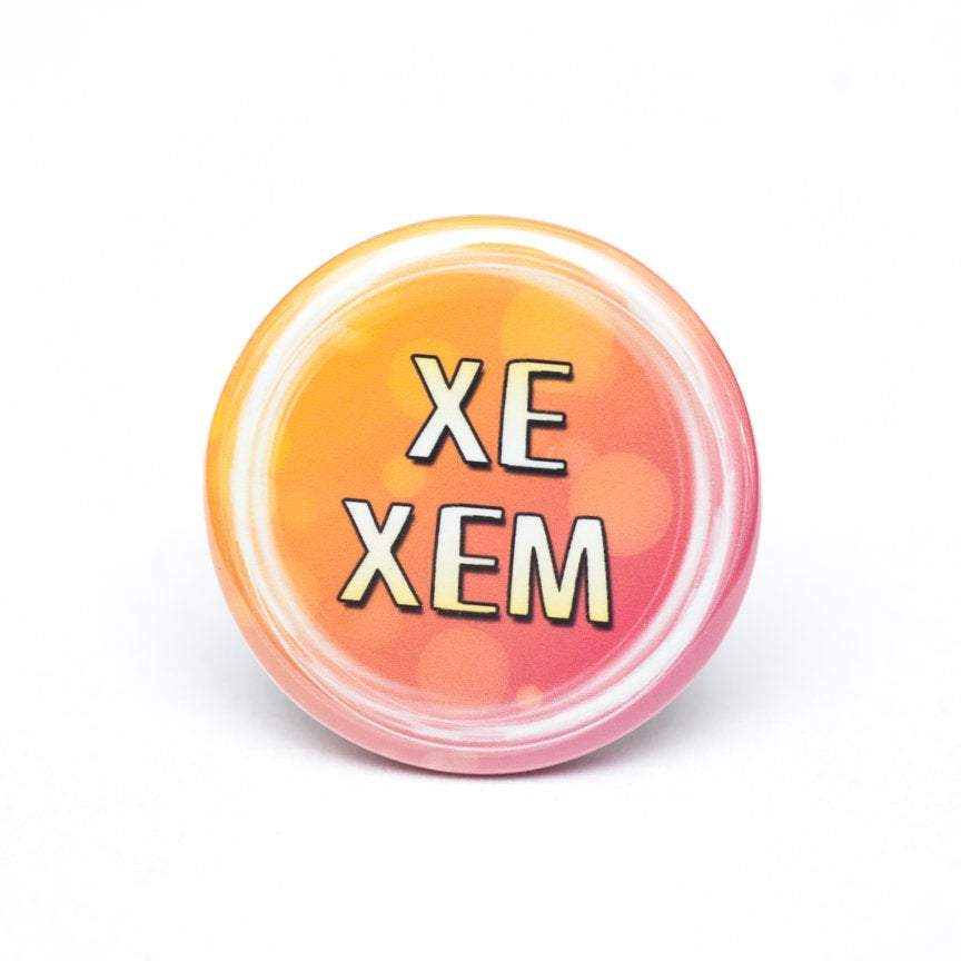 lgbtq xe xem pronoun buttons