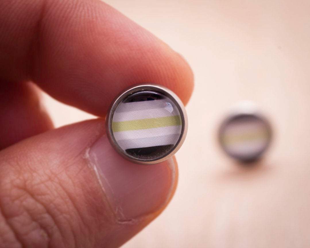 pride stud earrings