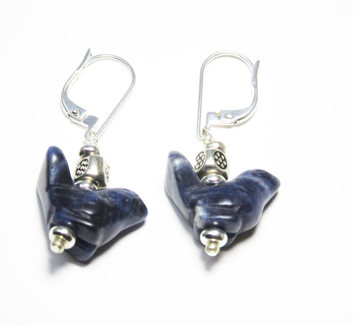 Stylish Songbird Earrings displayed on a natural background, a charming gift for bird watchers and ornithology lovers.
