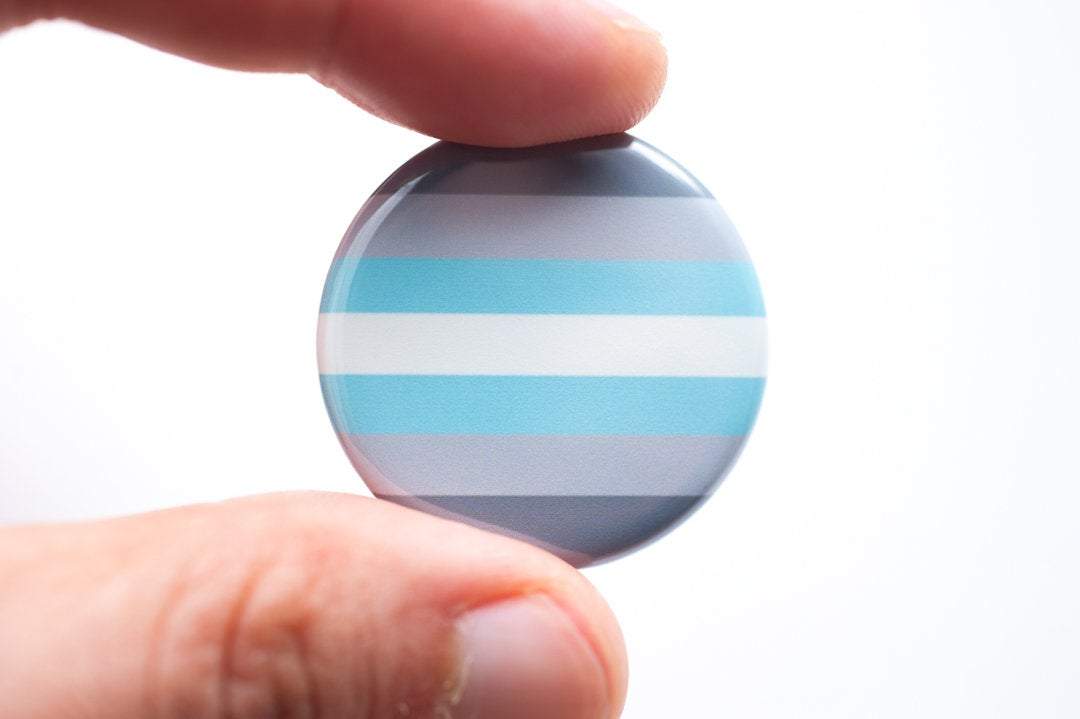 lgbtq demiboy pride flag pin magnet