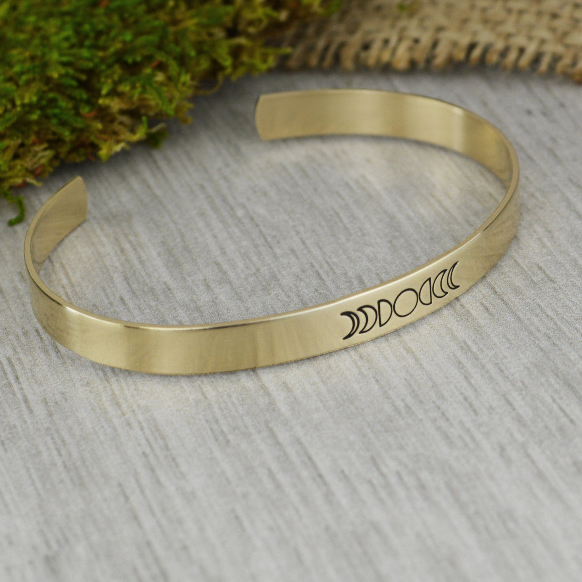 Moon Phase Stacking Cuff