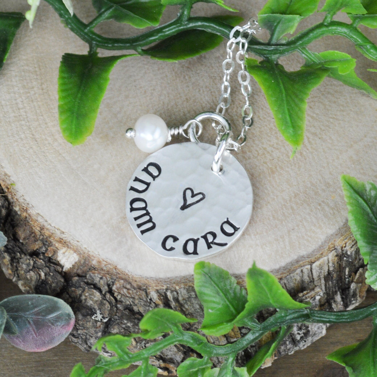 Anam Cara - Soul Mate or Friend - Necklace with Freshwater Pearl