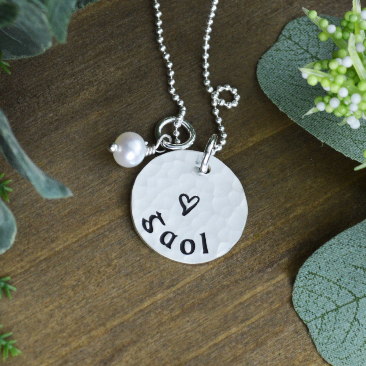 Gaol (Love) Necklace with Freshwater Pearl