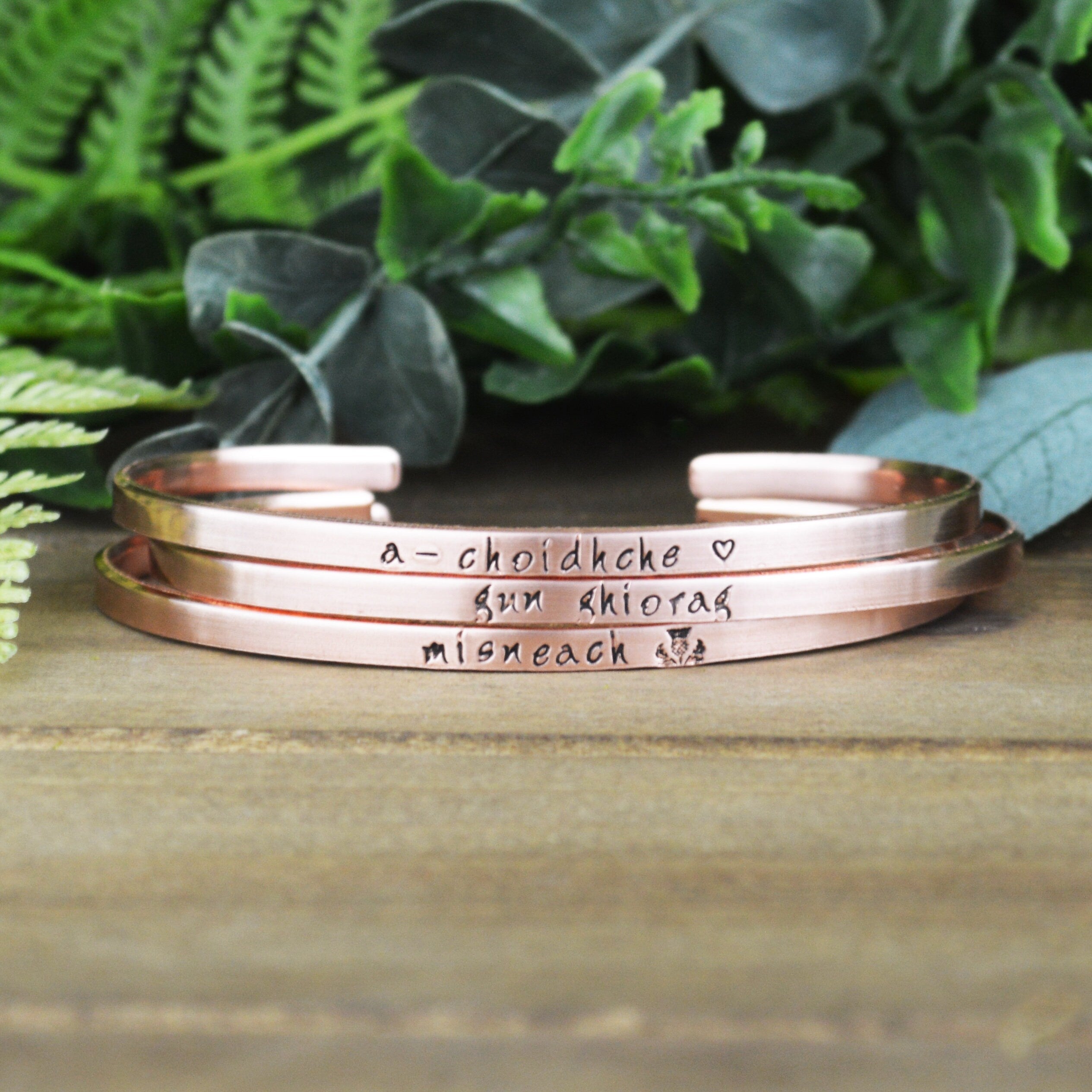 Scottish Gaelic Mantra Bracelet