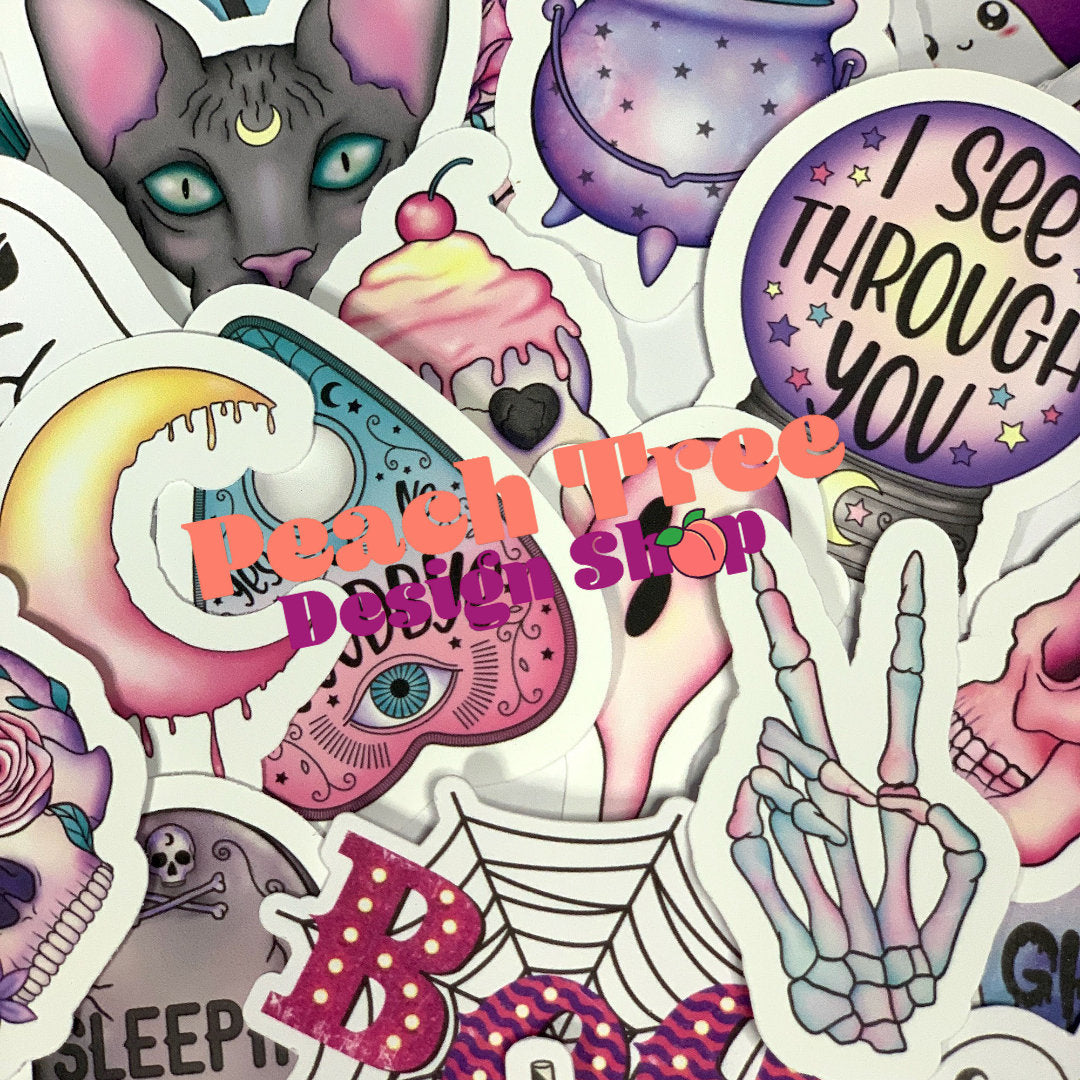 spooky stickers assorted
