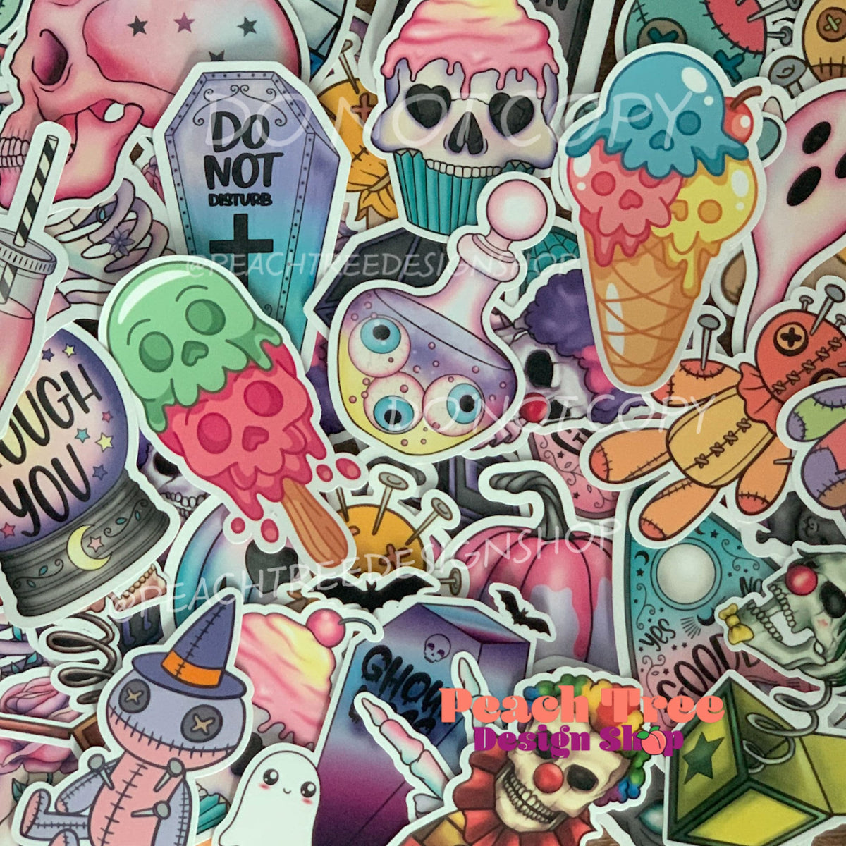 spooky stickers assorted