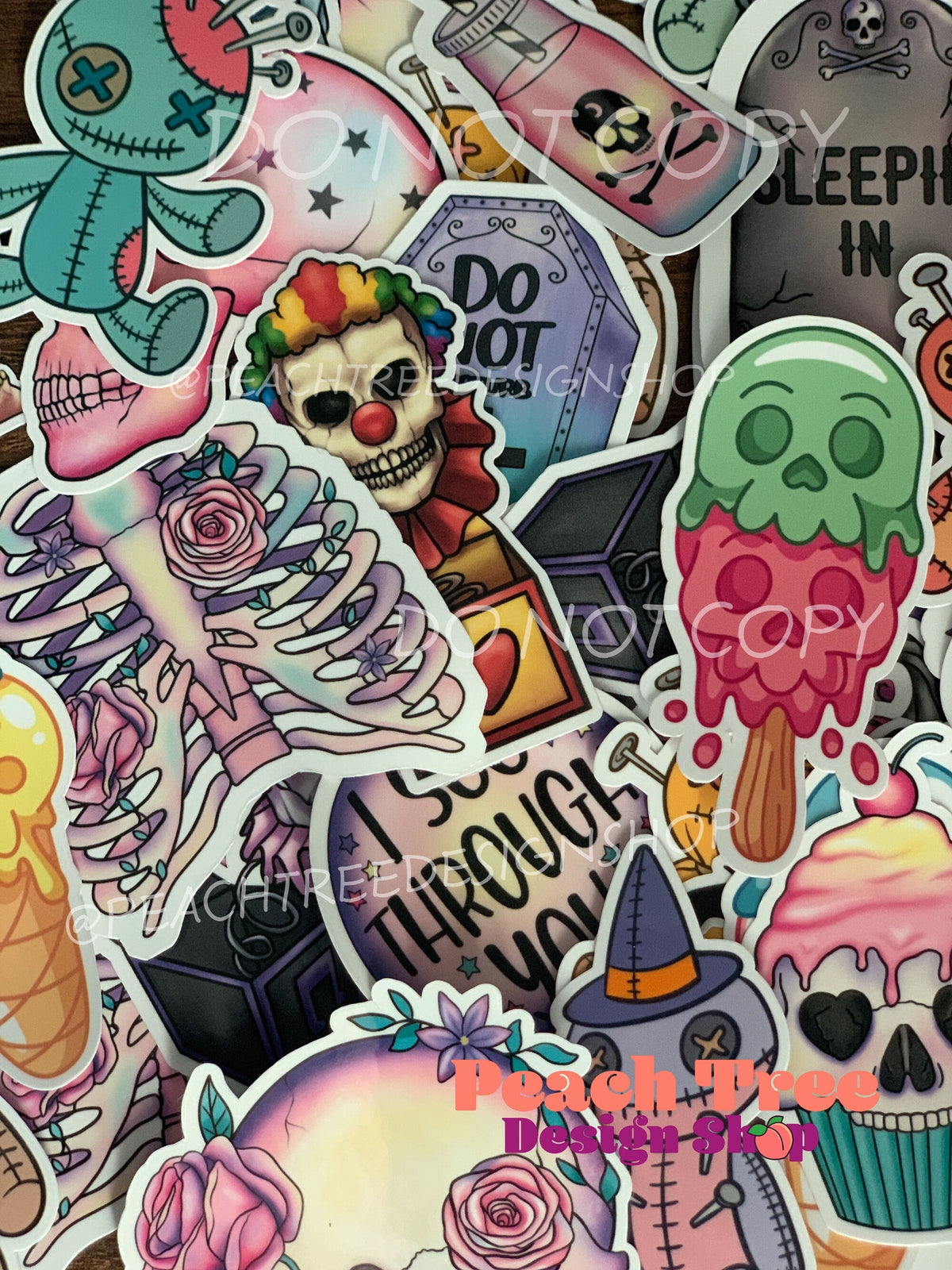 spooky stickers assorted