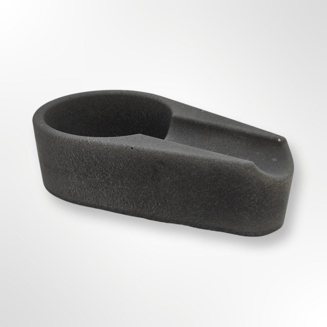 Sleek Minimalist Concrete Cigar Ashtray