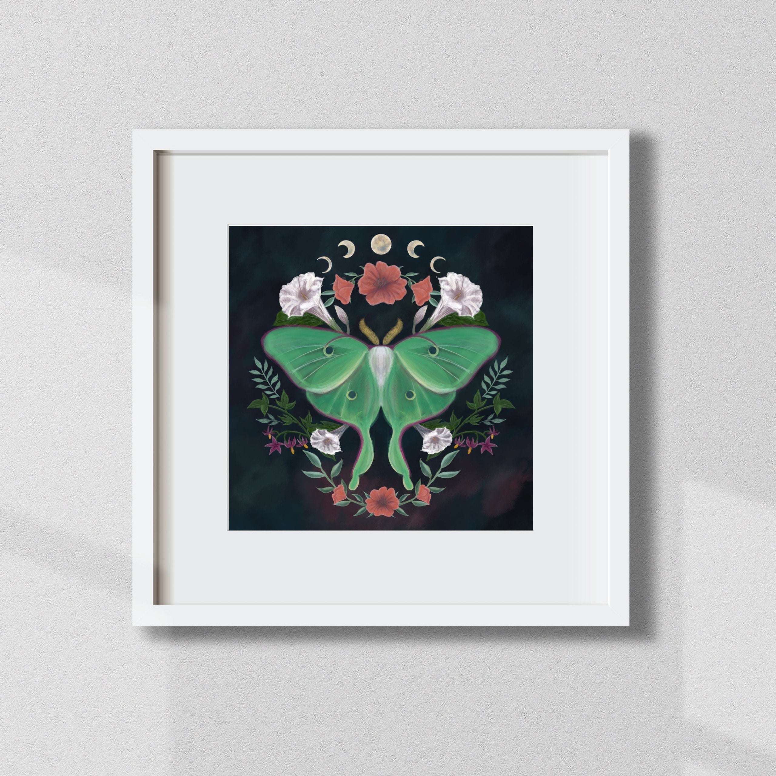 Moon Phase Seasons Art Print (unframed)