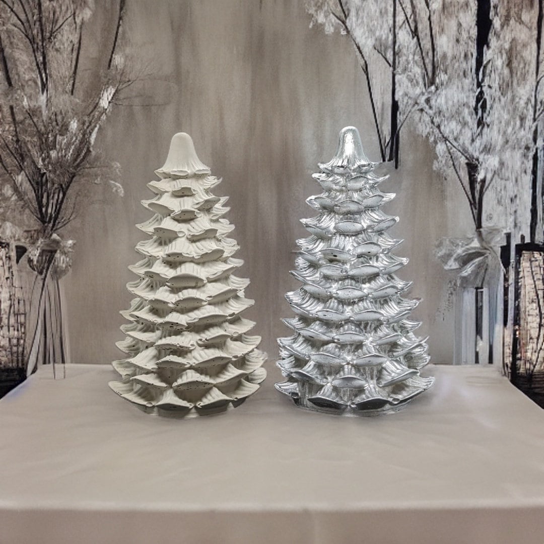 6 Inch Concrete Christmas Tree