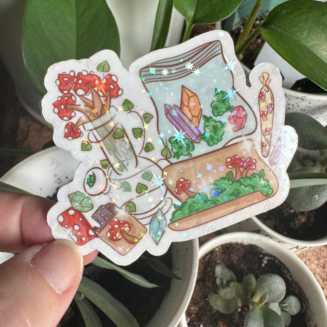 Cute Stoner Magic Mushroom Sticker