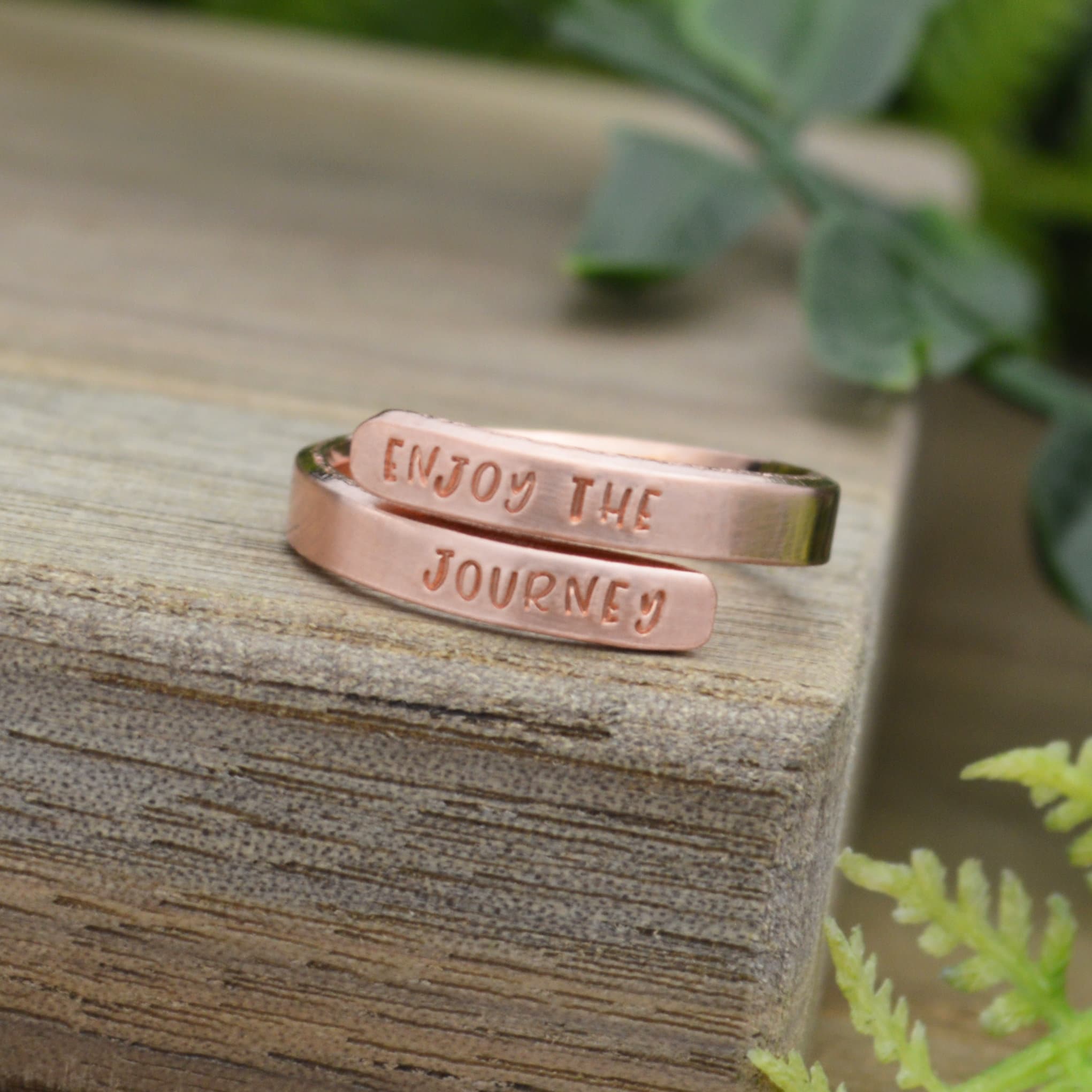 Personalized Inspirational Ring, Minimalist Custom Ring, Custom Statement Ring, Sterling Silver, Gold or Rose Gold Ring