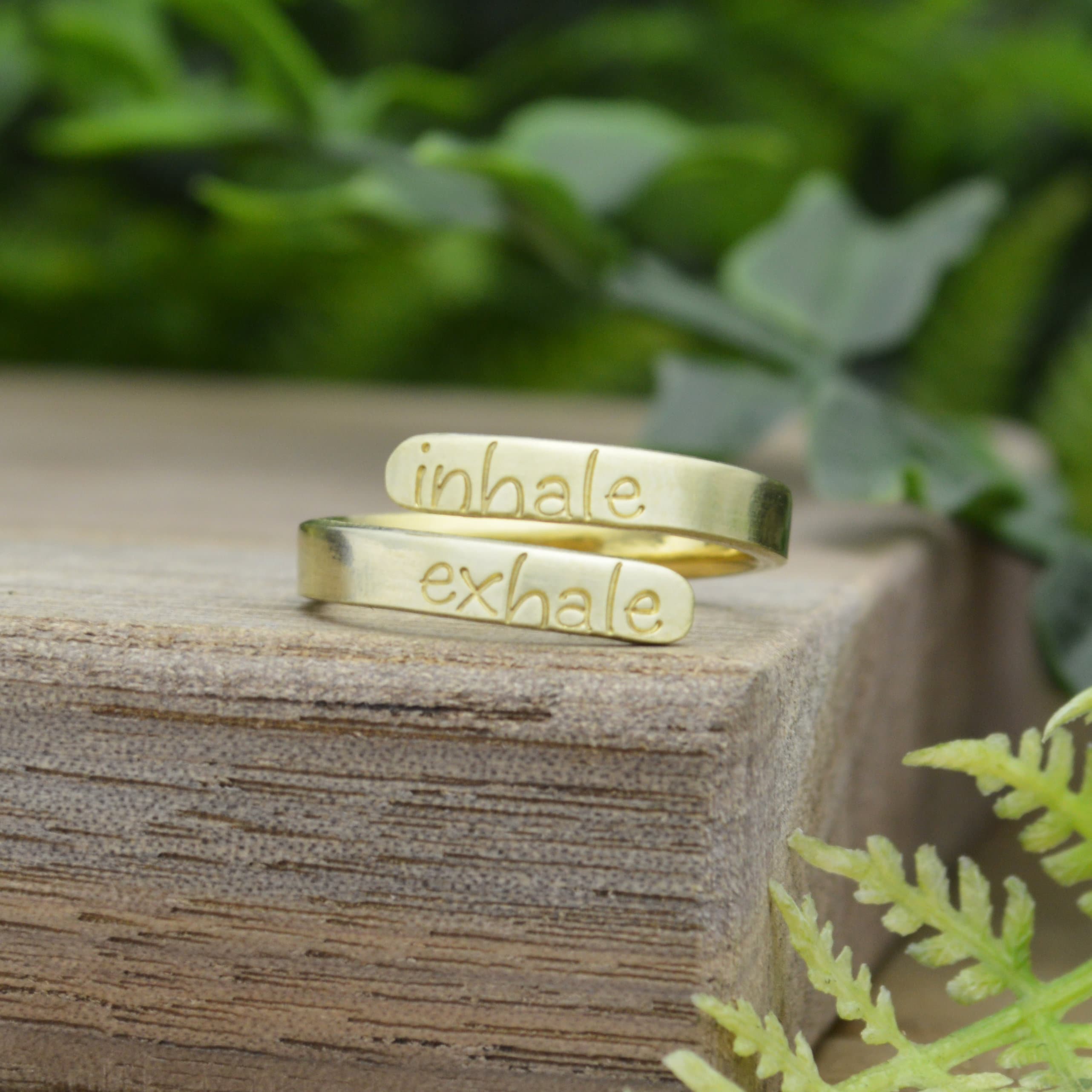 Personalized Inspirational Ring, Minimalist Custom Ring, Custom Statement Ring, Sterling Silver, Gold or Rose Gold Ring