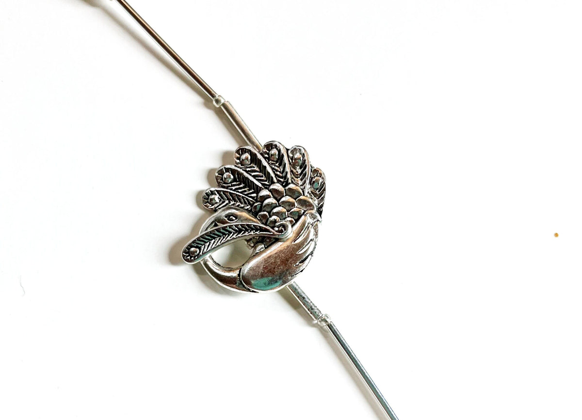 Artisan Designed Earrings of the Fancy Peacock Jewelry Set made with Fancy Jasper and Sterling Silver, perfect Zen aesthetic gift for her.