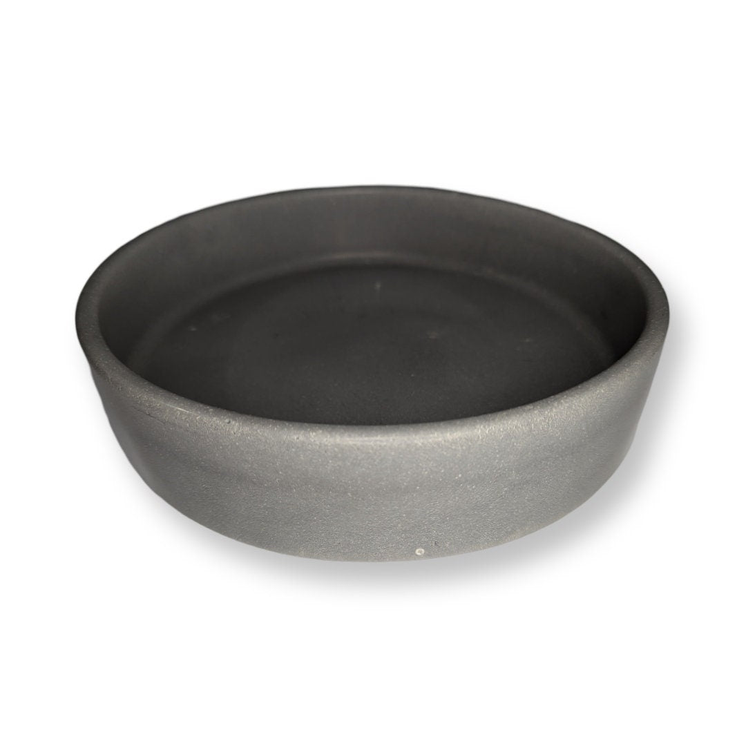 Concrete Shallow Bowl – Minimalist & Multi-Purpose