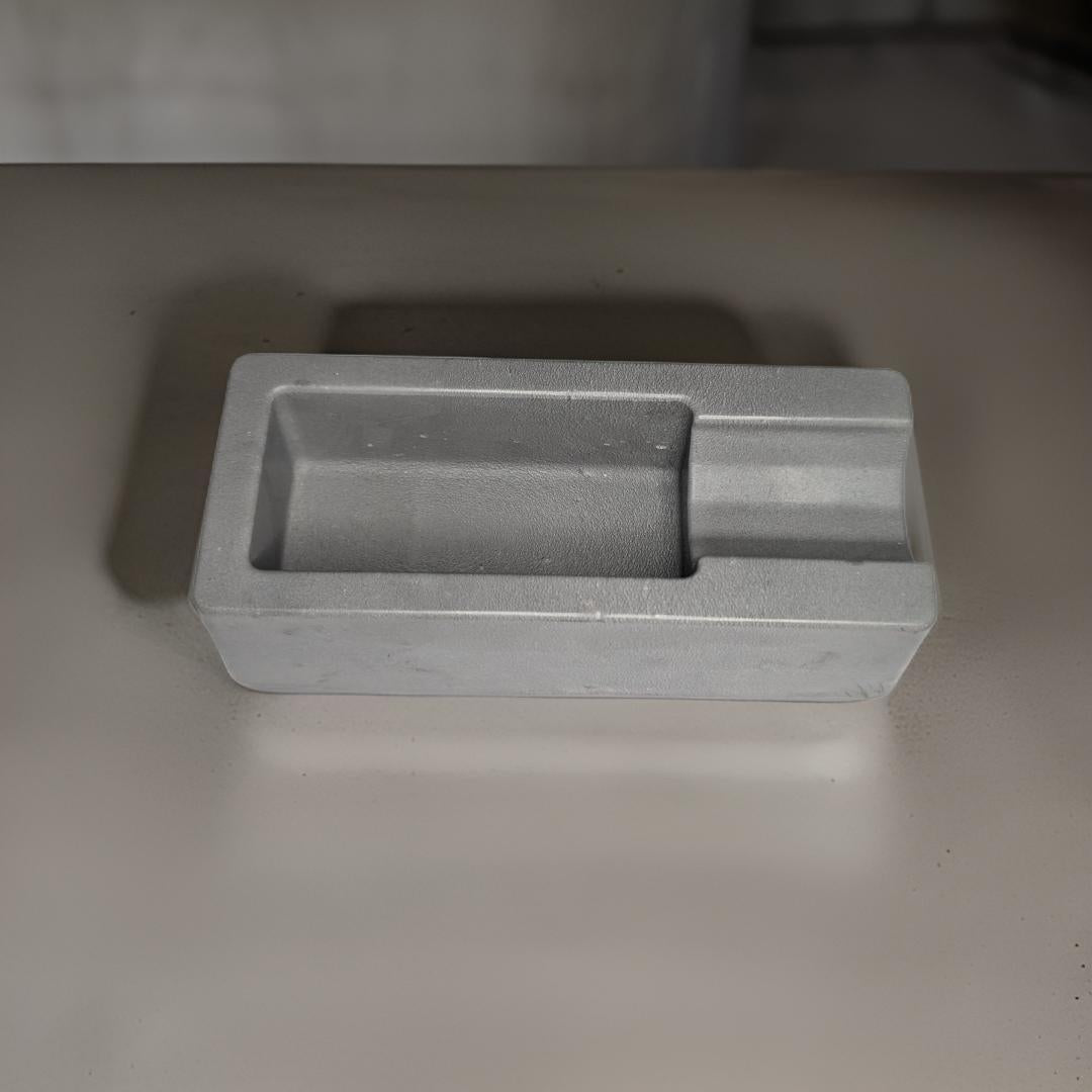 Rectangular Concrete Cigar Ashtray | Grey Cement Cigar Rest | Modern Industrial Outdoor Ashtray | Heavy Duty Smoking Gift | Patio Decor