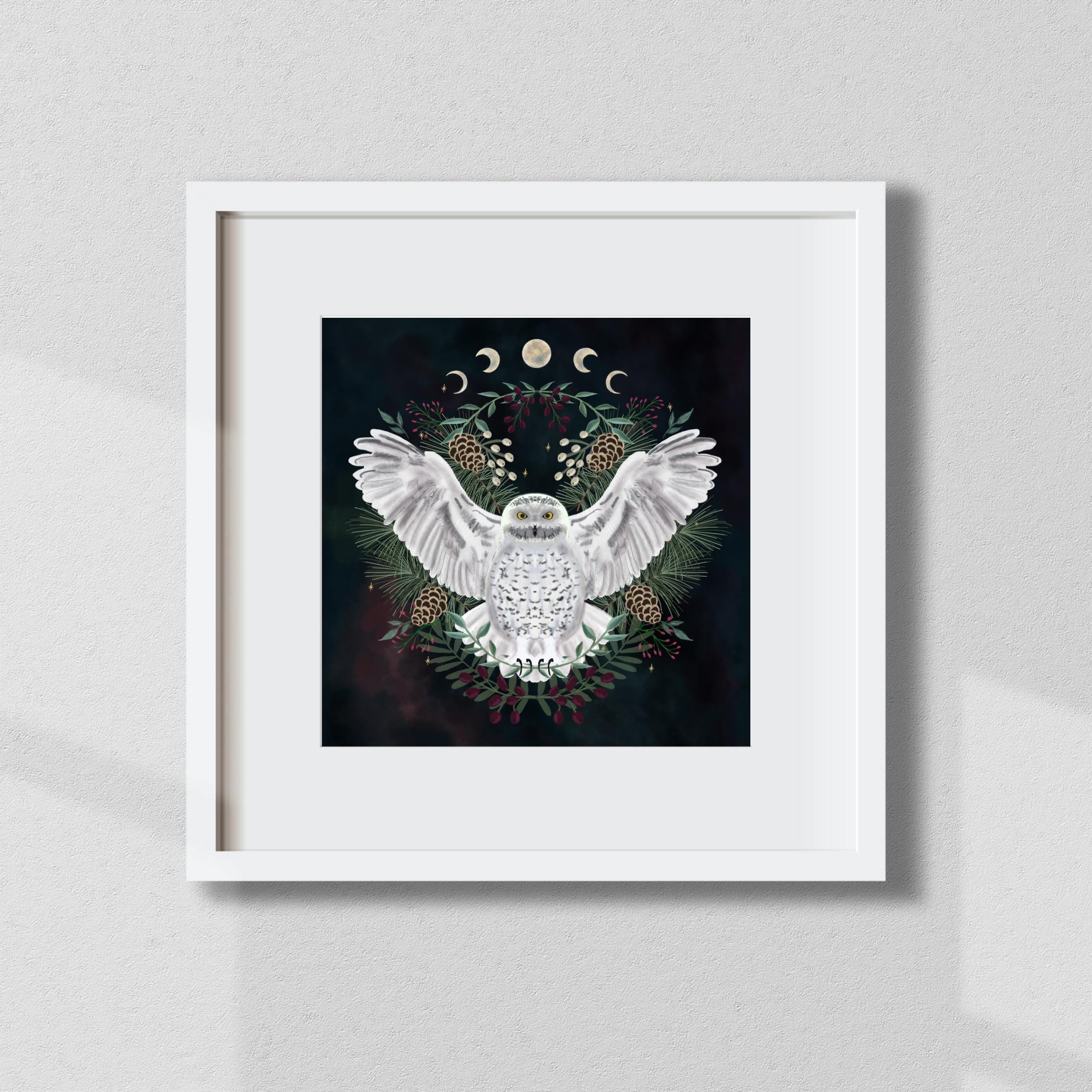Moon Phase Seasons Art Print (unframed)