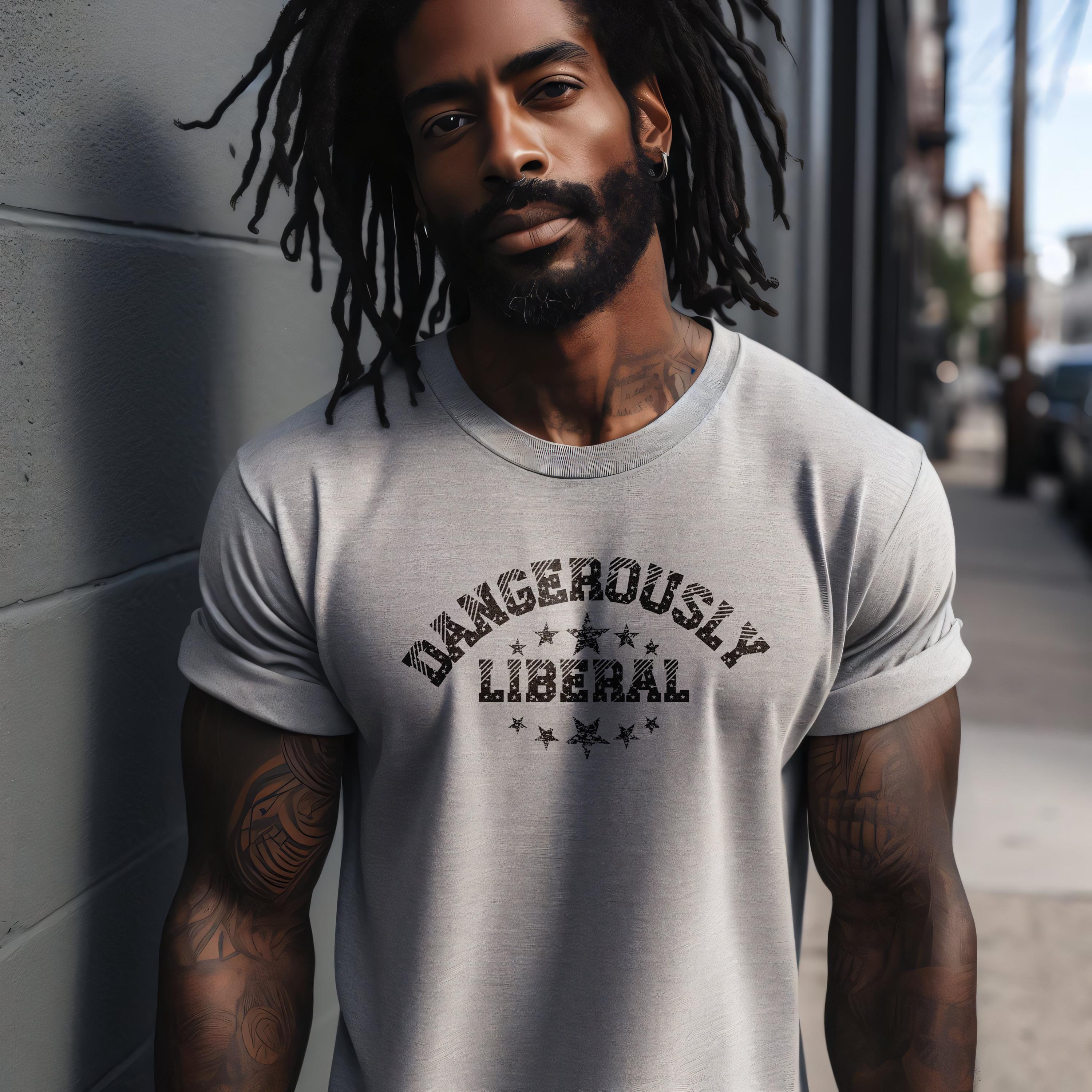 Dangerously Liberal Graphic Sweatshirt, Resistance T-Shirt, Political Statement Shirt, Anti Trump Unisex Tee, Gift for Liberals
