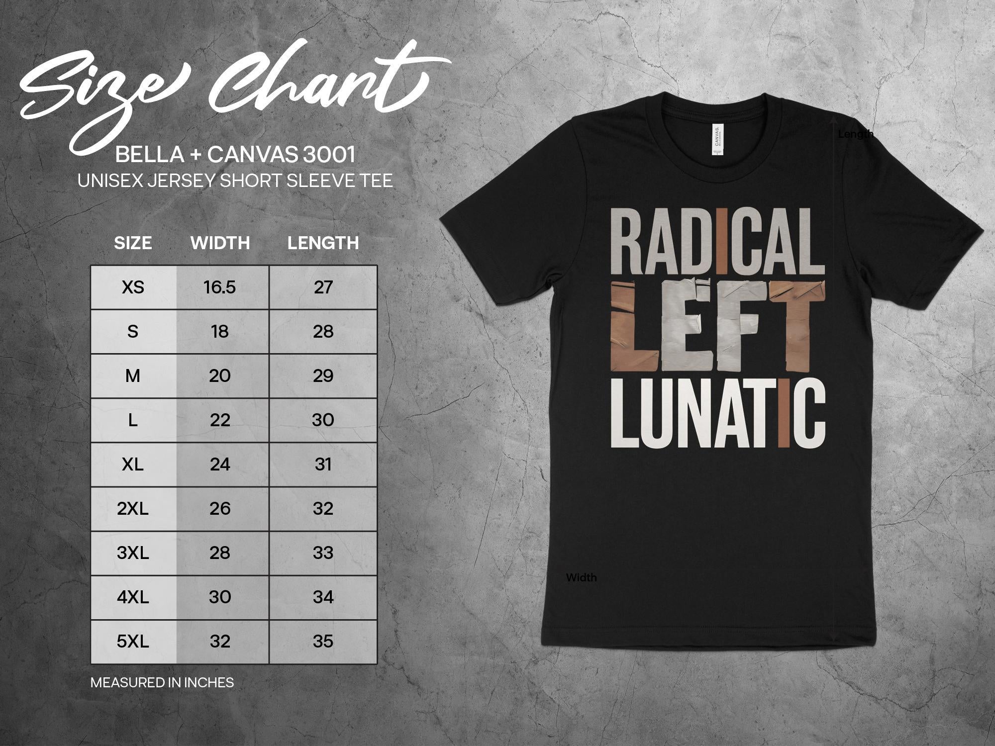 Radical Left Lunatic Shirt, Political Long Sleeve Tee for Democrats, Liberals, Progressives, Resistance T-Shirt, Funny Political Sweatshirt