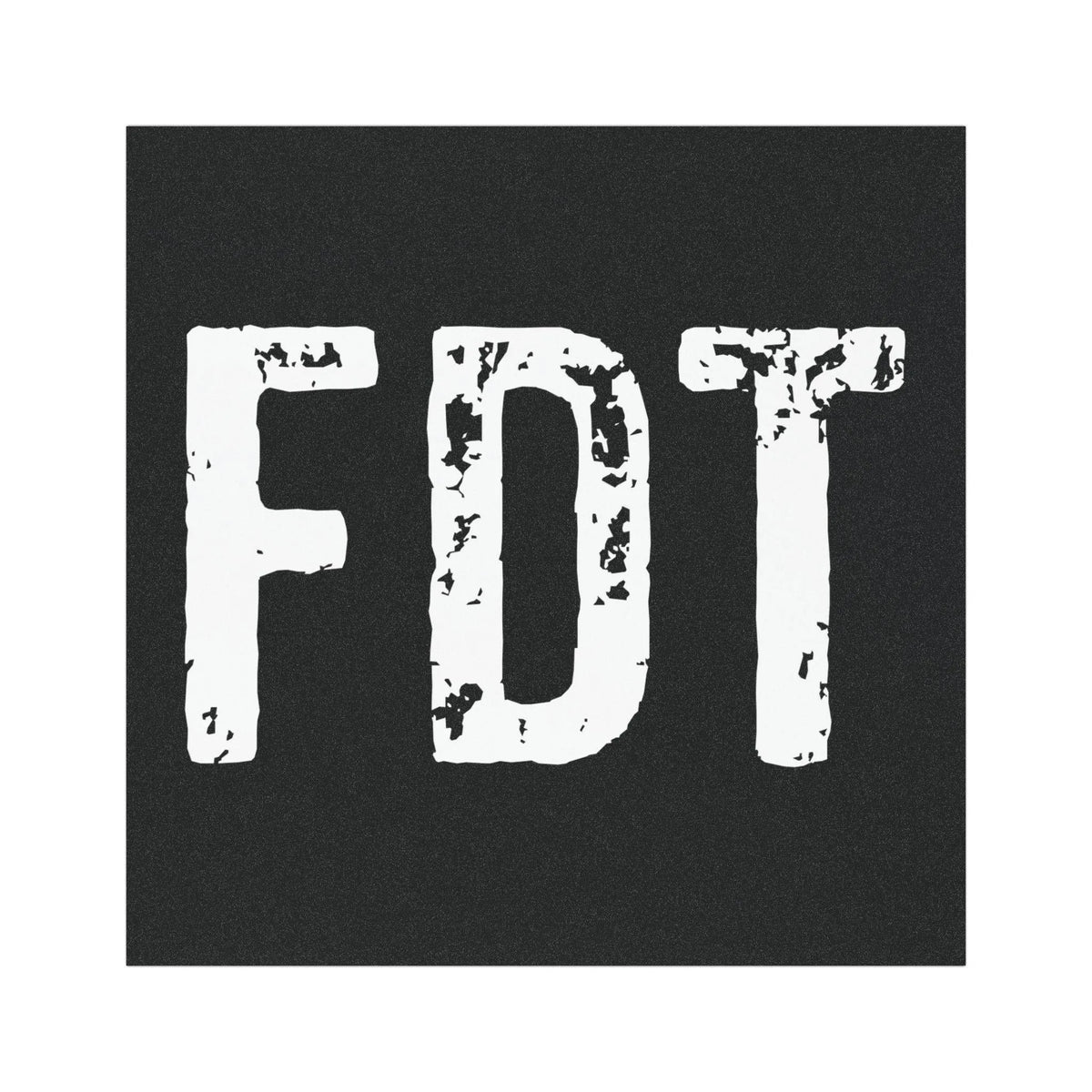 FDT Car Magnet, Subtle Anti-Trump Bumper Sticker Magnet, Anti-MAGA Weatherproof Magnet