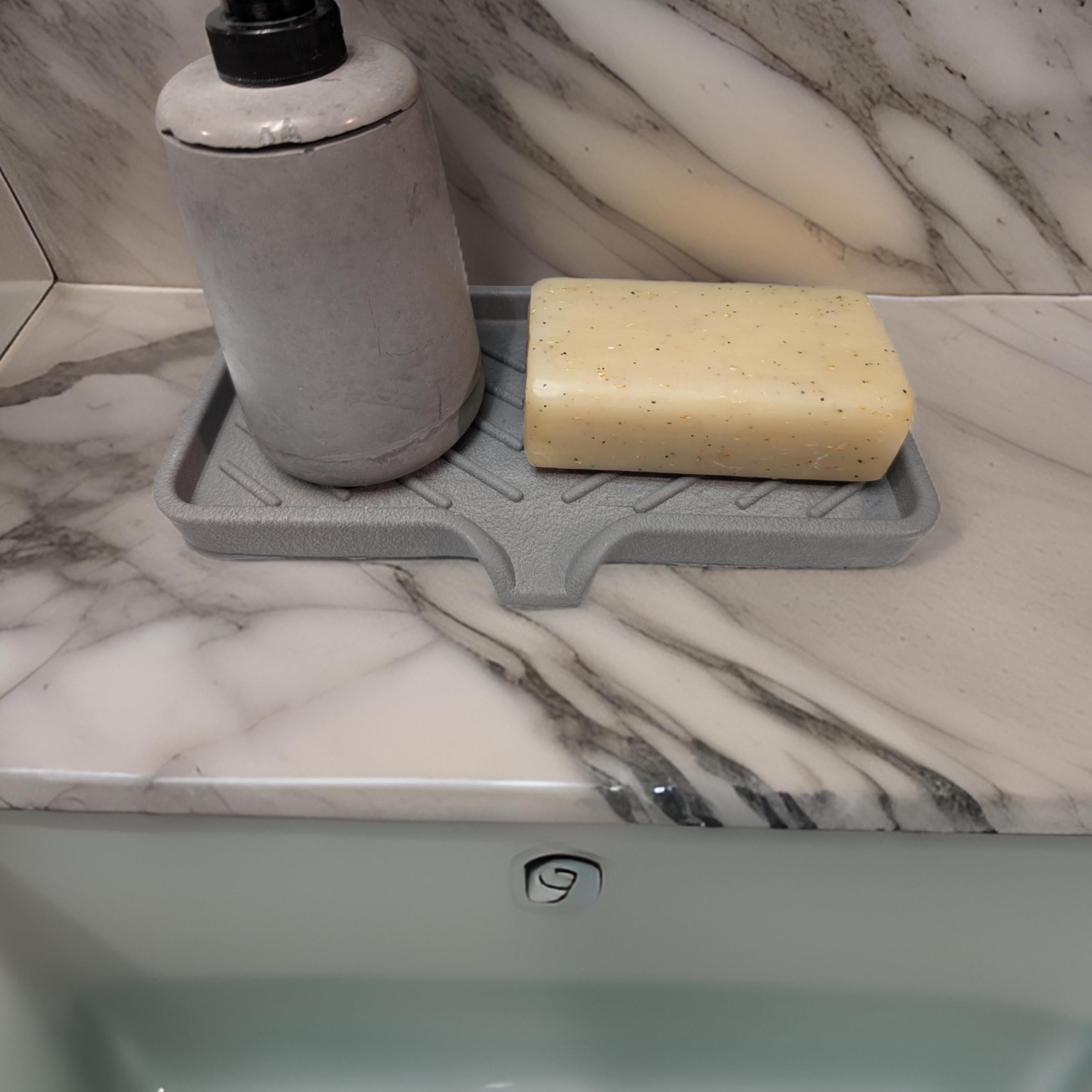 Modern Minimalist Concrete Soap/Sponge Dish