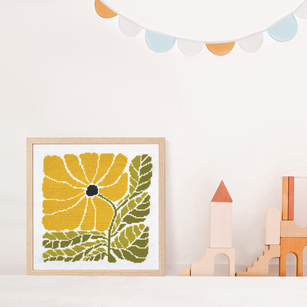 SUNNY BLOSSOM cross stitch PDF only