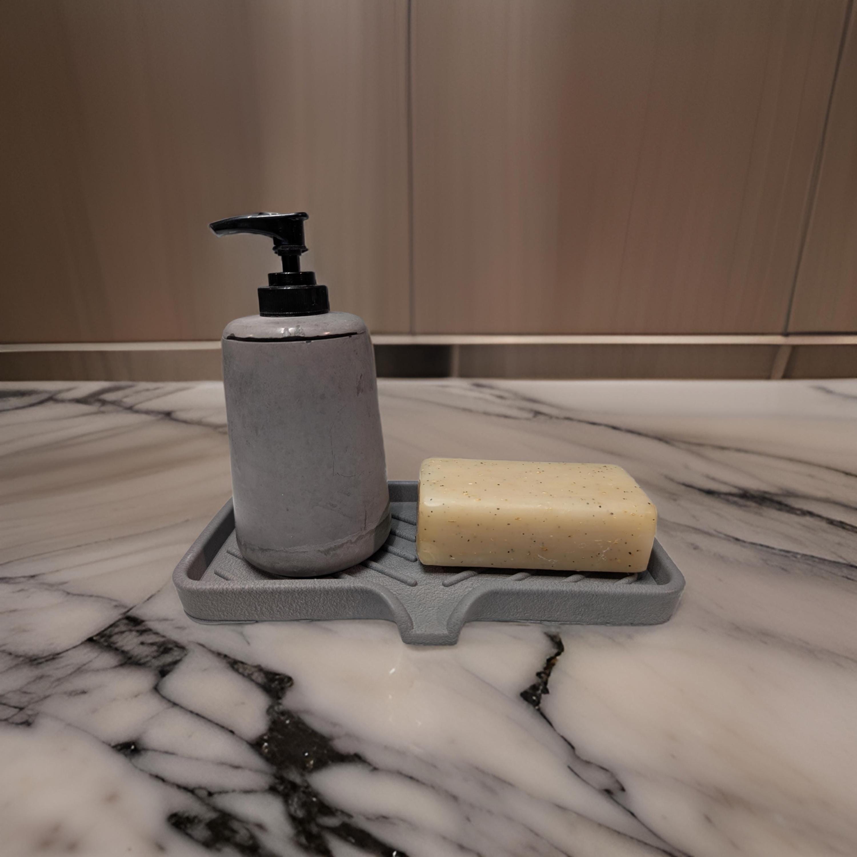 Modern Minimalist Concrete Soap/Sponge Dish