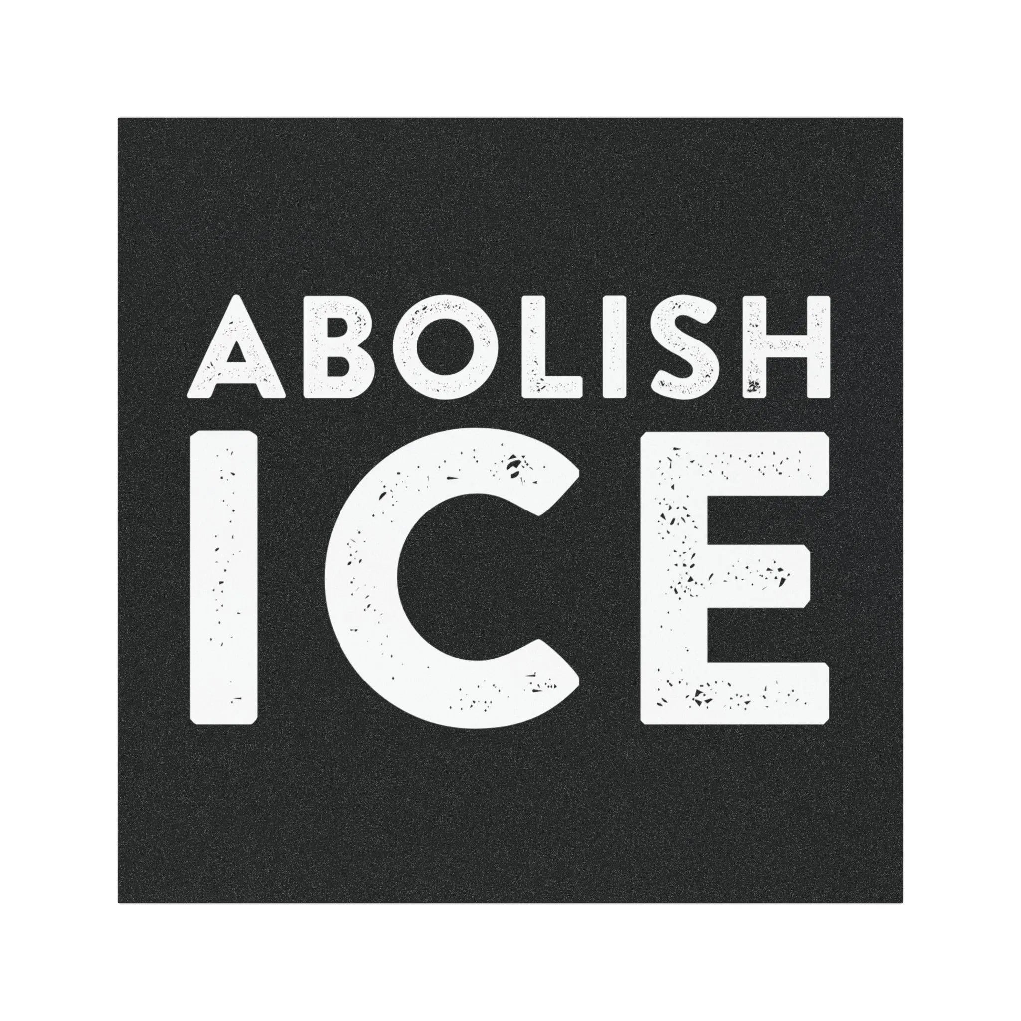 Abolish ICE Car Magnet, Anti-ICE Bumper Sticker Magnet, Anti-Trump Bumper Magnet, Pro-Immigration, Human Rights, Social Justice Magnet