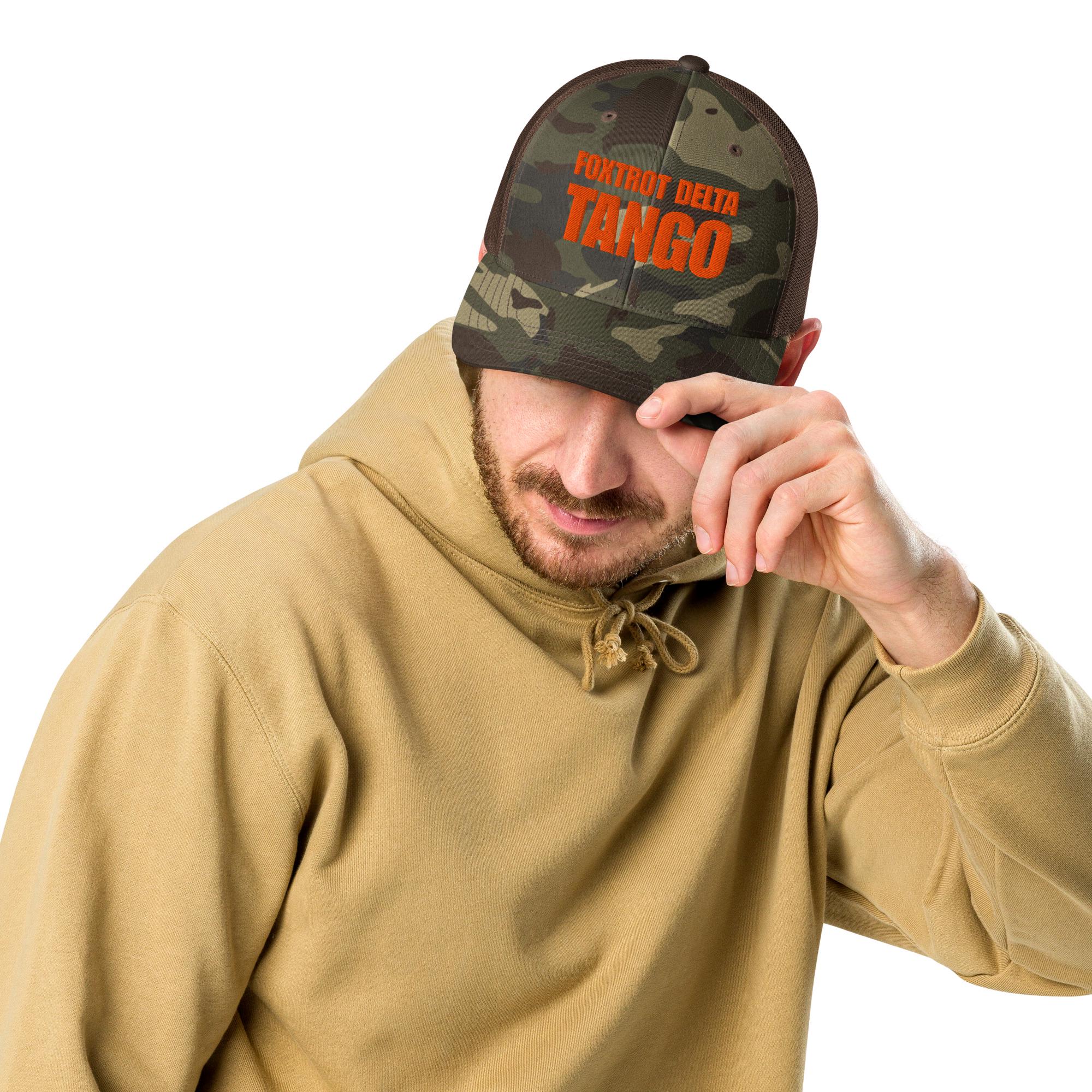 Focktrot Delta Tango FDT Camouflage trucker hat