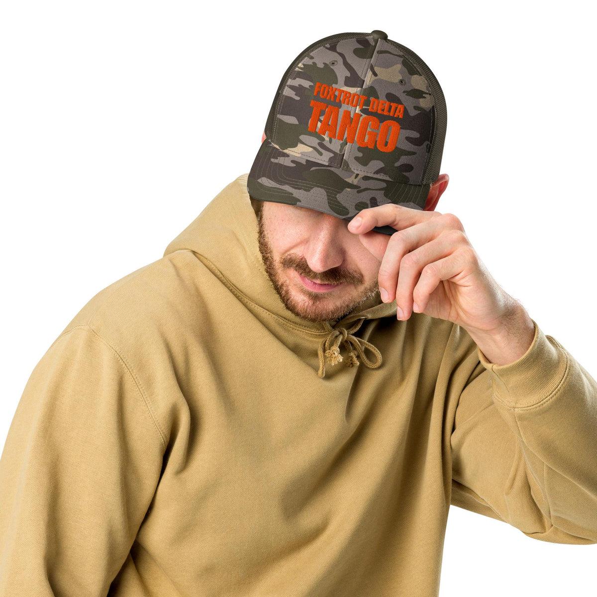 Focktrot Delta Tango FDT Camouflage trucker hat