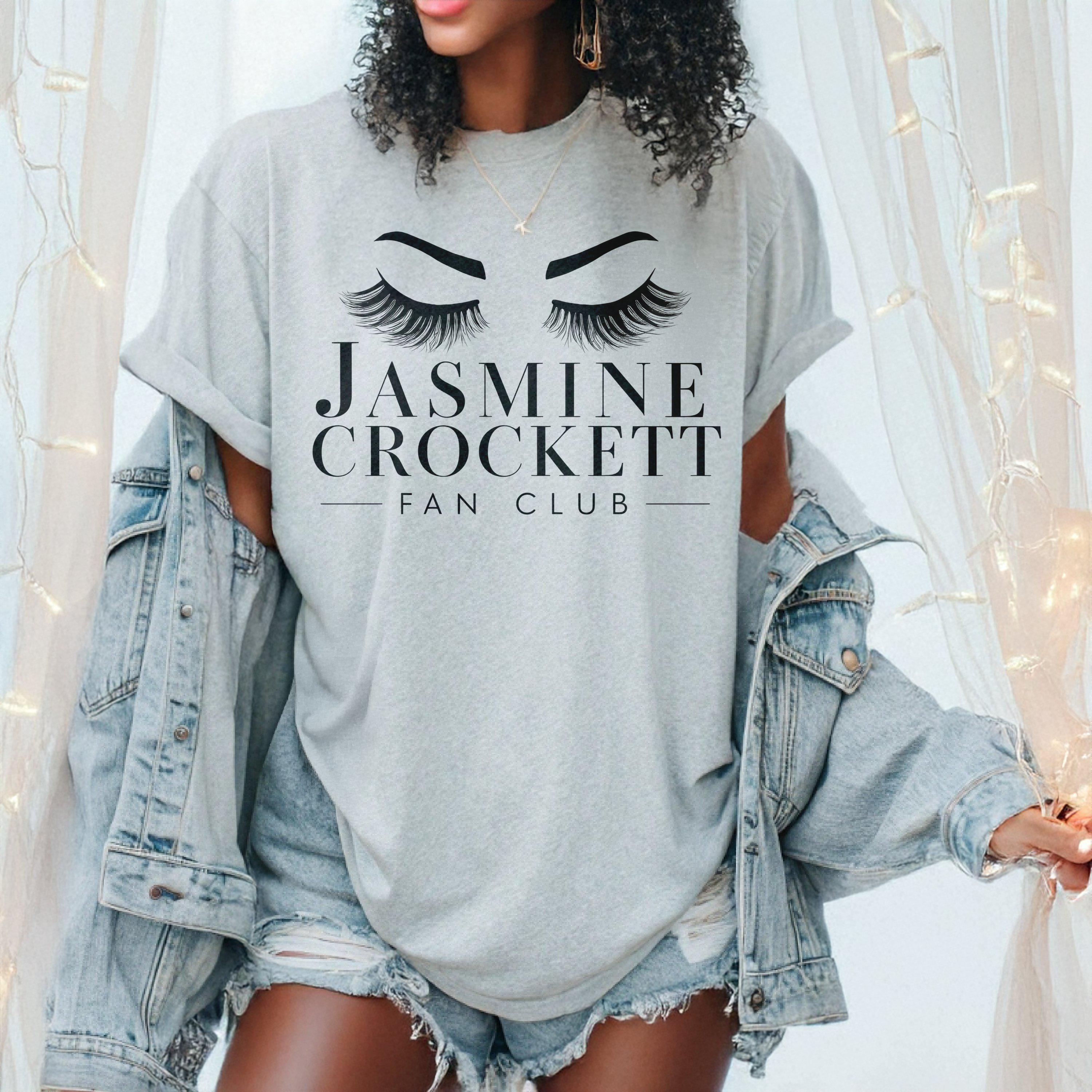 Jasmine Crockett Fan Club T-Shirt, Queen Of Smackdowns Tee, Pro Democracy Shirt, Feminist Fashion, Texas 30 US Representative Gear