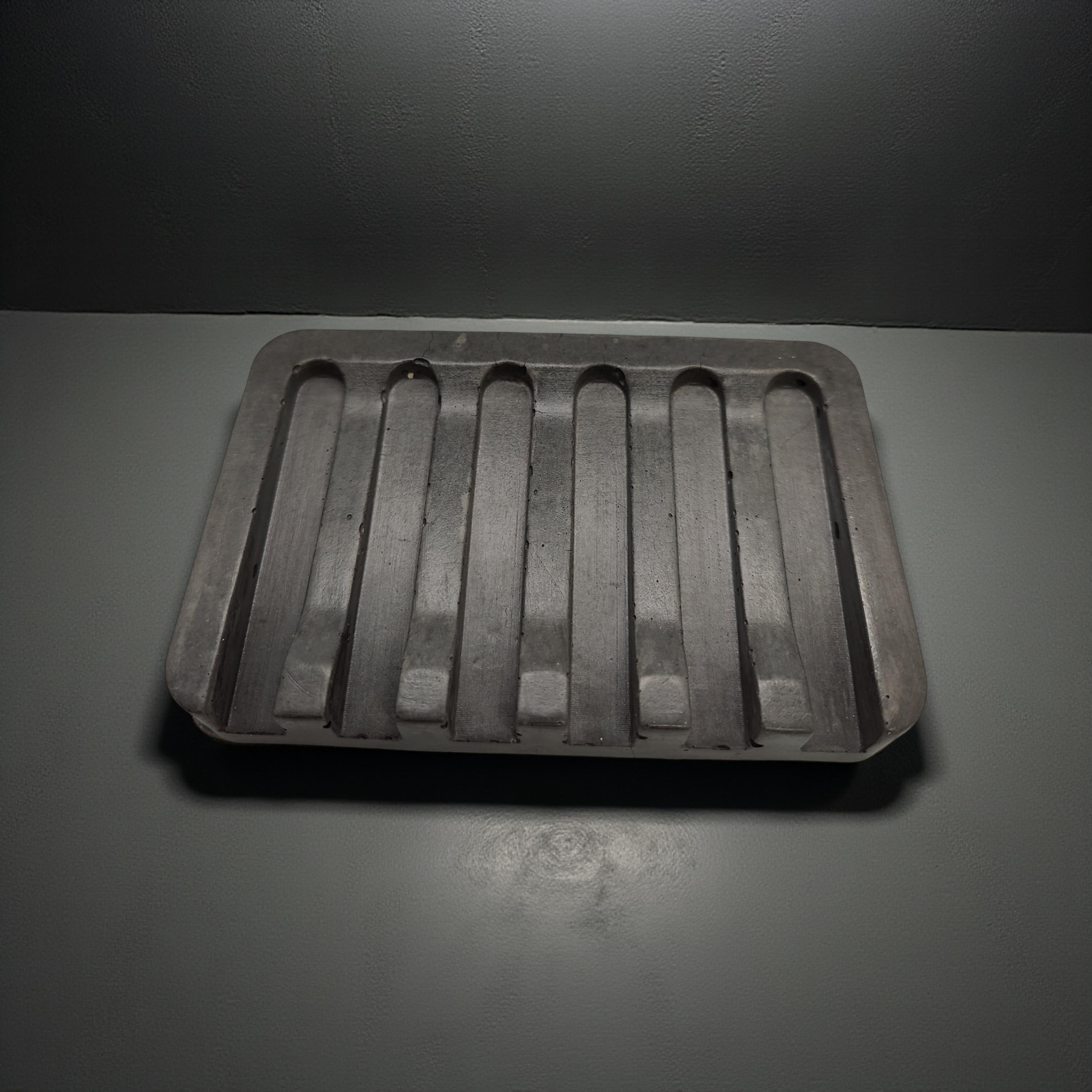 Handmade Concrete Waterfall Soap Dish – Modern Bathroom Decor, Minimalist Sink Accessory, Waterproof Soap Tray, Draining Soap Holder